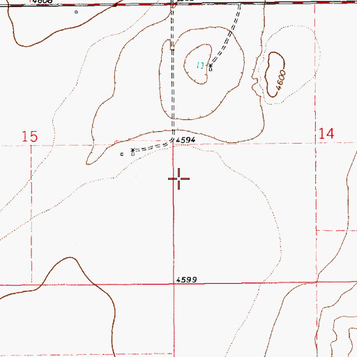 Topographic Map of 10314 Water Well, NM