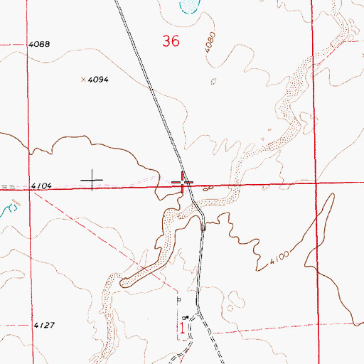 Topographic Map of 05198 Water Well, NM