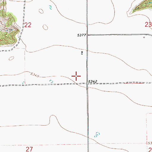 Topographic Map of 10260 Water Well, NM