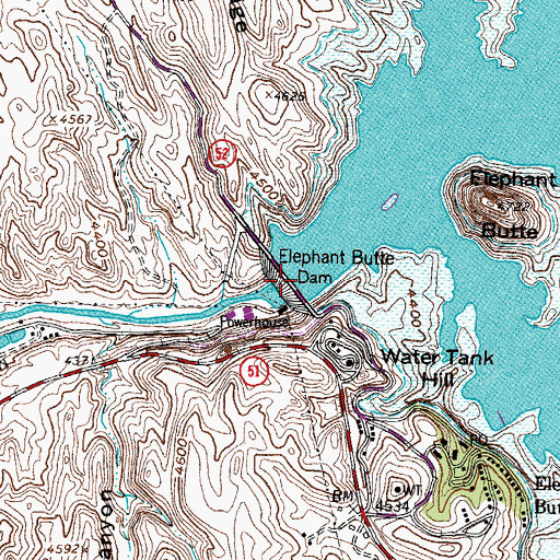 Topographic Map of Kettle Top Butte Site, NM