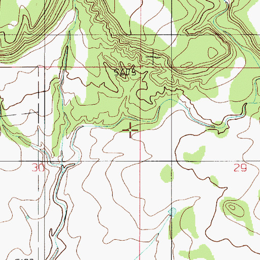 Topographic Map of Adlin, NM