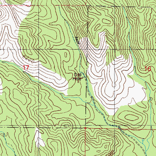 Topographic Map of Macho Well, NM