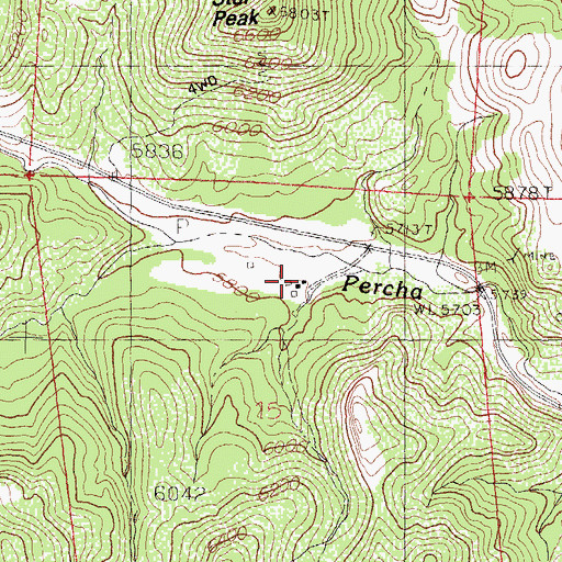 Topographic Map of TR Ranch, NM