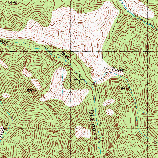 Topographic Map of James Brothers Spring, NM