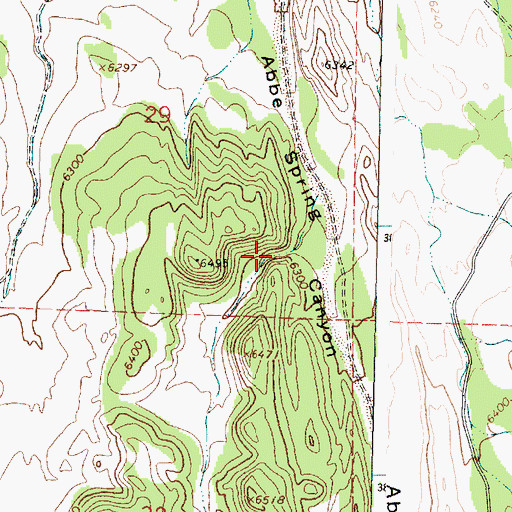 Topographic Map of Murdo Spring, NM
