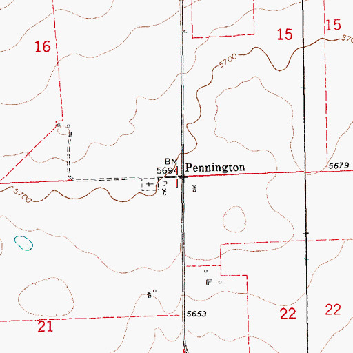 Pennington Post Office (historical), NM