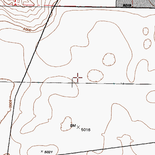 Topographic Map of KARS-FM (Belen), NM