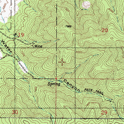 Topographic Map of Surprise Mine, NM