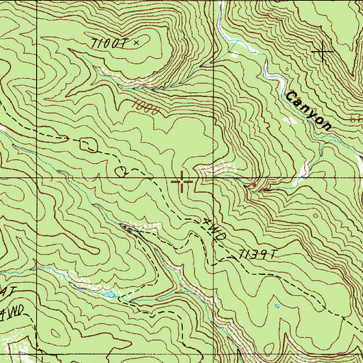 Topographic Map of Dawson Number 9 Mine, NM
