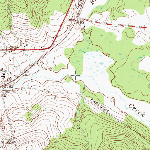 Topographic Map of Brownell Branch, NY