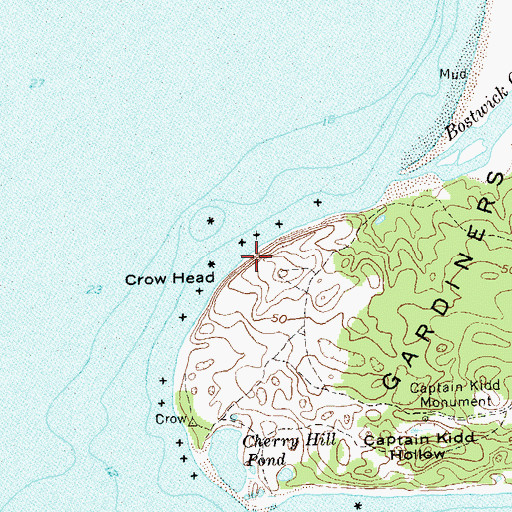 Topographic Map of Crow Head, NY