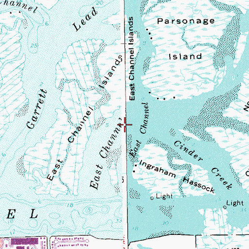 Topographic Map of East Channel, NY