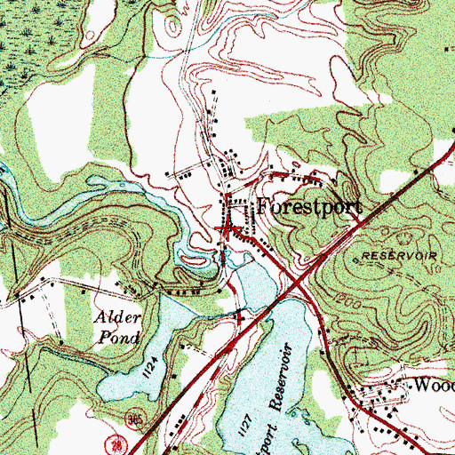Topographic Map of Forestport, NY