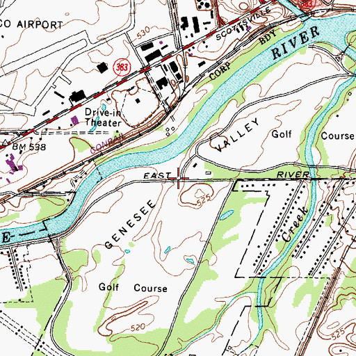 Genesee Valley Park Map Genesee Valley Park, Ny