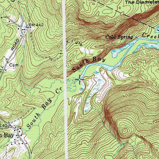 Topographic Map of Greenland Brook, NY
