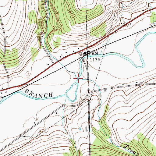 Topographic Map of Haights Creek, NY