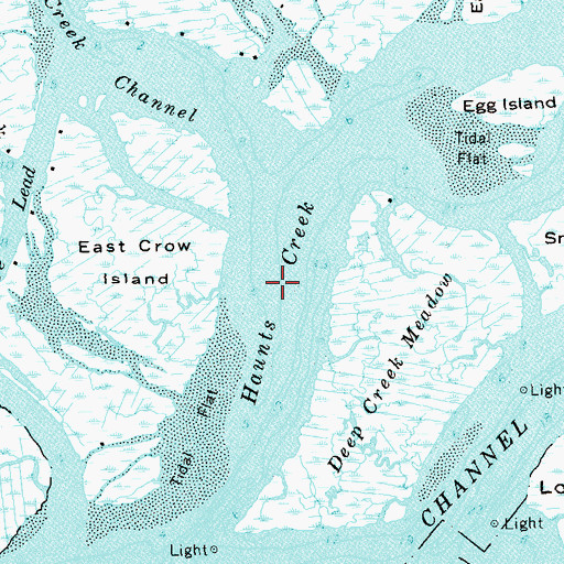 Topographic Map of Haunts Creek, NY