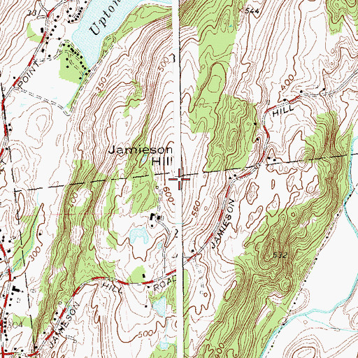Topographic Map of Jamieson Hill, NY