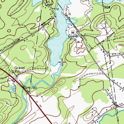 Topographic Map of Kennyetto Creek, NY