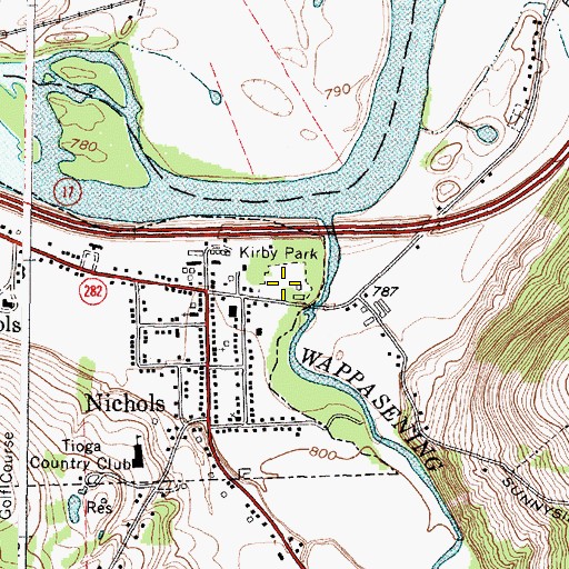 Topographic Map of Kirby Park, NY