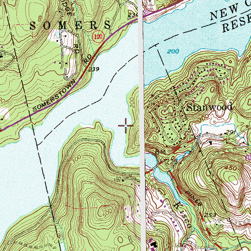 Topographic Map of Kisco River, NY