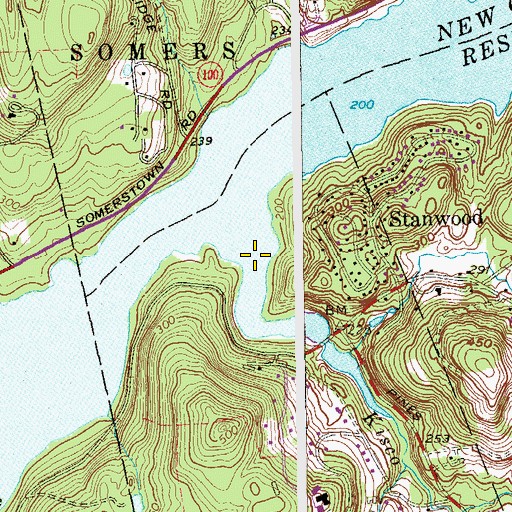Topographic Map of Kisco River, NY