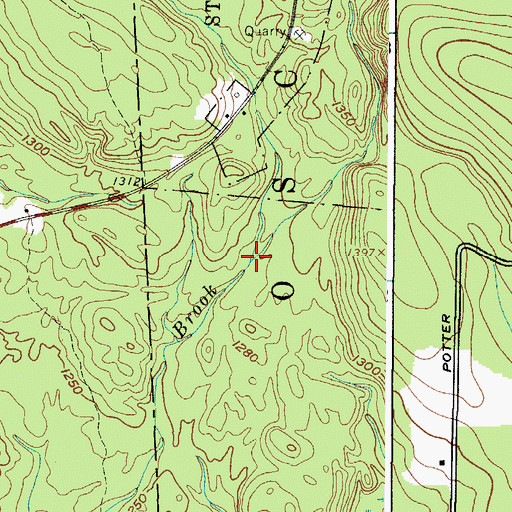 Topographic Map of Line Brook, NY