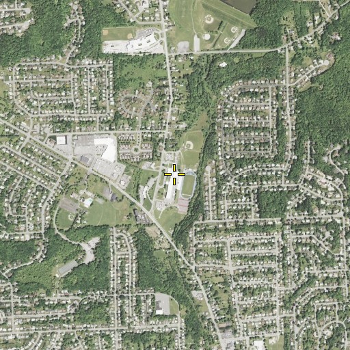 Aerial/Satellite Image of Maine-Endwell High School, NY