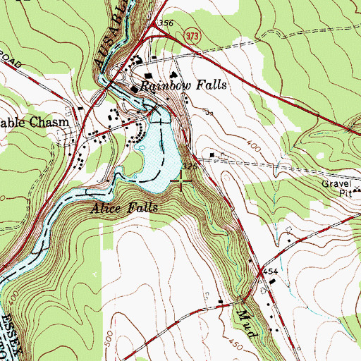 Topographic Map of Mud Brook, NY