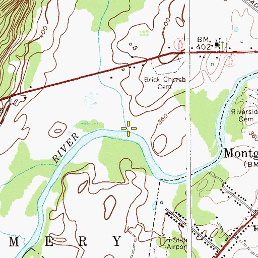 Topographic Map of Muddy Kill, NY