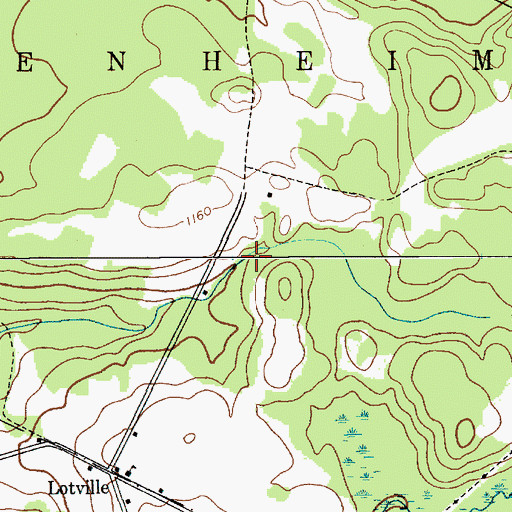 Topographic Map of Phipps Brook, NY