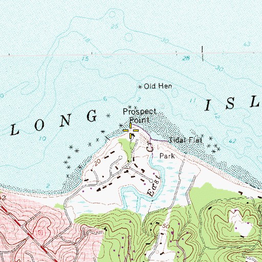 Topographic Map of Prospect Point, NY