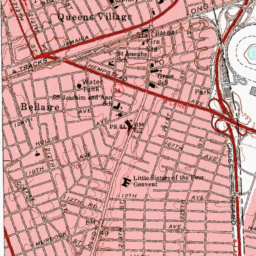 Topographic Map of Public School 34, NY