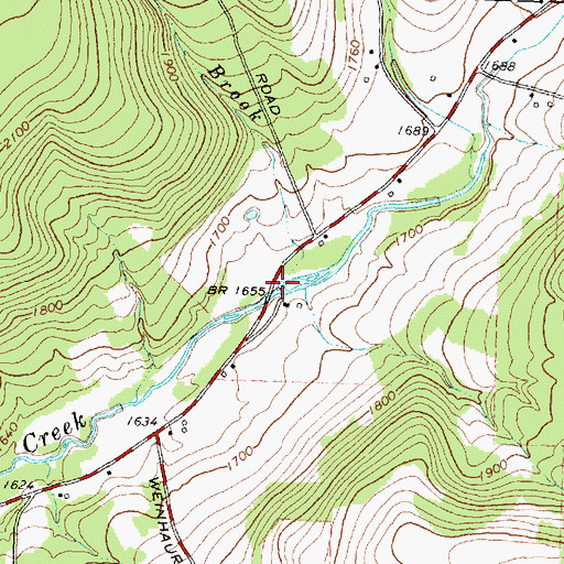 Topographic Map of Put Brook, NY