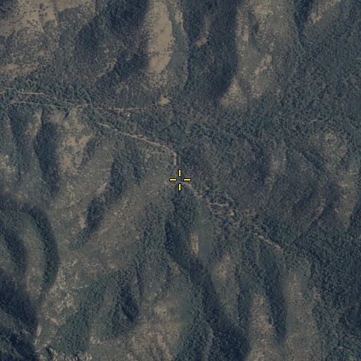 Aerial/Satellite Image of Pole Bridge Canyon, AZ