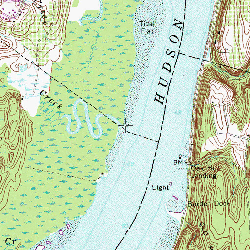 Topographic Map of Ramshorn Creek, NY