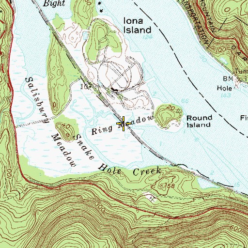 Topographic Map of Ring Meadow, NY