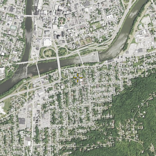 Aerial/Satellite Image of Saint Johns Parochial School, NY