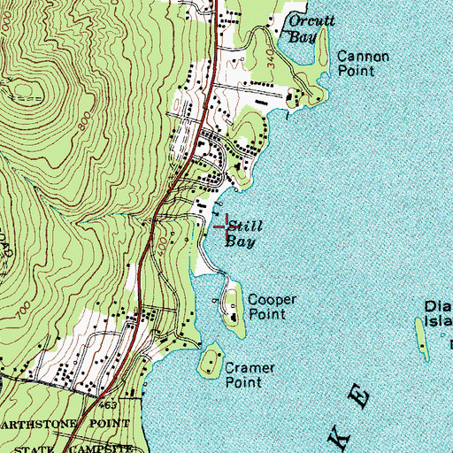 Topographic Map of Still Bay, NY