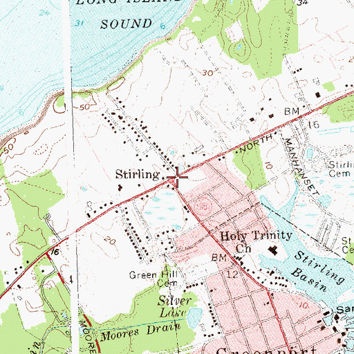 Topographic Map of Stirling, NY