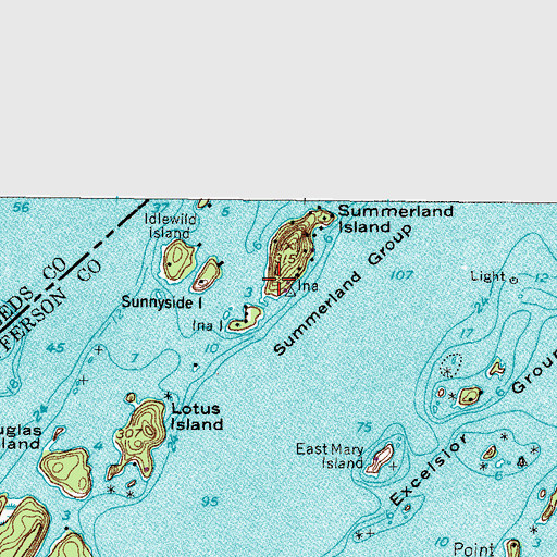 Topographic Map of Summerland Group, NY