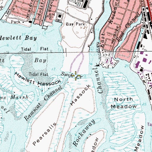 Topographic Map of Swift Creek, NY