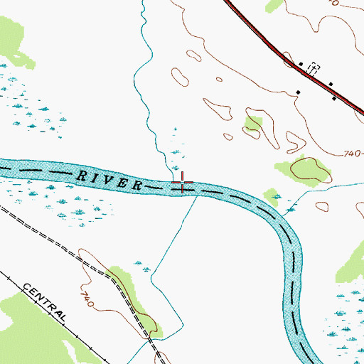 Topographic Map of Swiss Creek, NY
