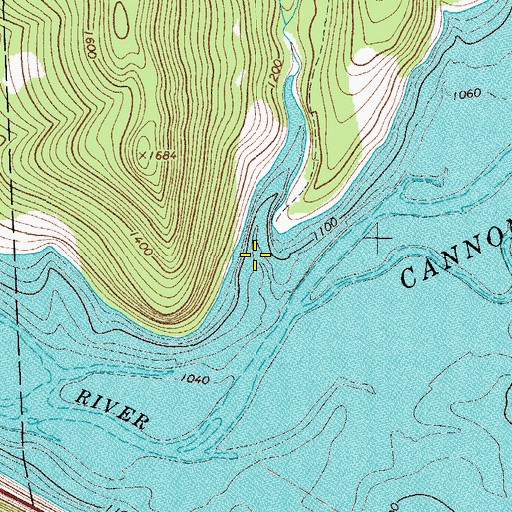 Topographic Map of Johnny Brook, NY