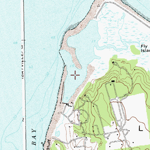Topographic Map of The Sand Hole, NY