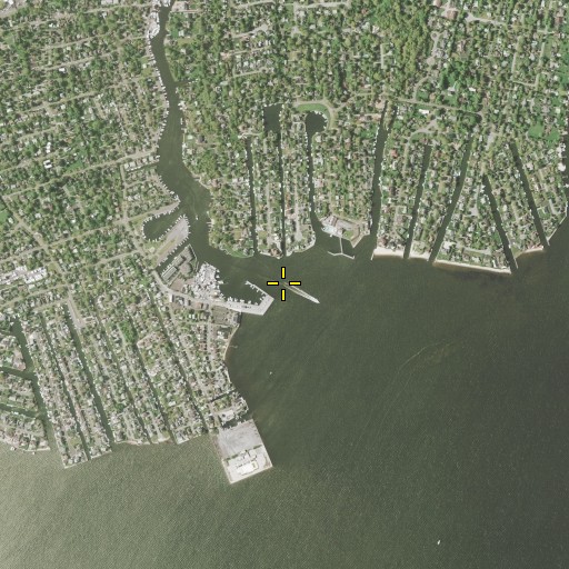 Aerial/Satellite Image of Sampawams Creek, NY