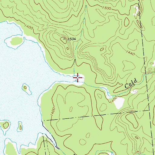 Topographic Map of Cold Brook, NY