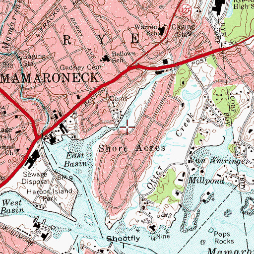 Topographic Map of Guion Creek, NY
