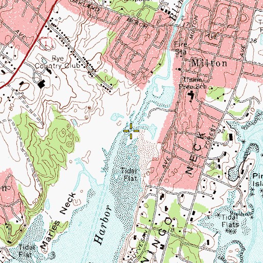 Topographic Map of Mill Pond, NY