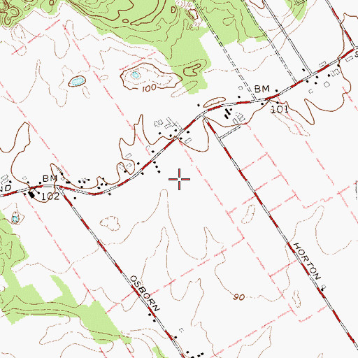 Topographic Map of Talmage Field, NY